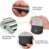 Crinkle Cutter Wavy Chopper Knife, Upgraded Stainless Steel Blade for Safe Kitchen Tools, Black