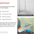 Encasa Homes Replacement Ironing Board Cover & Foam Pad, Heat Reflective 'Metallic Silver Silicone', Fits Standard