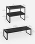Countertop UKCS007B01 SONGMICS Spice Rack, Expandable Kitchen Shelf, Small Cupboard Organizer, Metal, Space-Saving