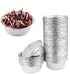 100 Pack 4" Round Tart Pie Foil Pans, Disposable Aluminum Foil Tart & Pie Tins for Baking and Cooking