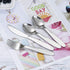 VANRA 3 Pieces Children Fork Spoon Knife Set with Travel Case, 18/8 Stainless Steel Kids Silverware for School