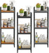 3 BYFU Tier Bathroom Storage Open Shelf, Freestanding Metal Corner Storage Rack Shelving Unit for Bathroom Kitchen