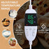 Amalflorid 68-131 99H 6-Layer Folding Bread Proofing Box, Dough Proofer with Temp Control & Timer, Proofing Box