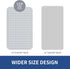 31"x 19" OTHWAY Non Slip Bathtub Mat, TPE Bath Mat for Tub with Drain Holes and Suction Cups, Anti-Slip Mats for Kids