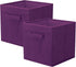 Shellkingdom Storage Bins - Foldable Fabric Storage Cubes and Cloth Organizer Drawer for Closet and Toys, 2 Pack