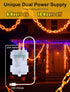 Lights,10.5 175LED Halloween Chain String FT Plastic Chain Orange Light Battery Operated with Memory Timer,Waterproof