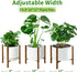 8 9 10 11 12 inch Airpark Adjustable Plant Stand Indoor, Metal Mid Century Modern Plants Stands, Stable Plant Holder