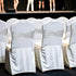 Poise3EHome 10 Silver Sequin Chair Sashes, Double Sided Glitter Folding Chair Covers Bow for Party Wedding Banquet