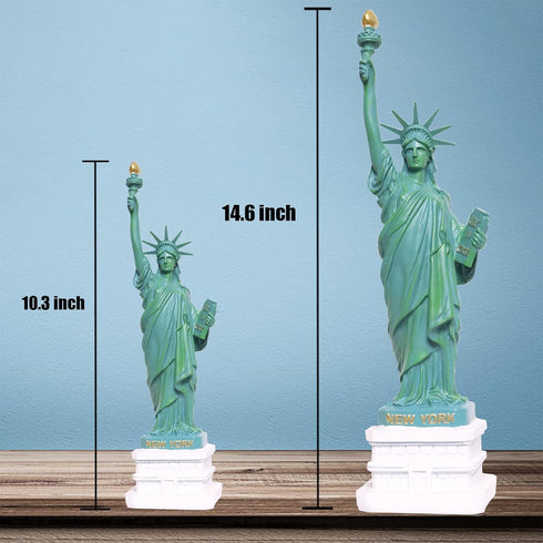 SAINWORDS (10.3 inch) Statue of Liberty Figurine Decorations New York City Souvenirs Gifts Modern Home Decor for Living