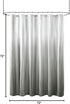 Madison Park Ara Shower Curtain, Modern Bathroom Decor, Seersucker Design Ombre Print, Fabric Privacy Screen, Machine