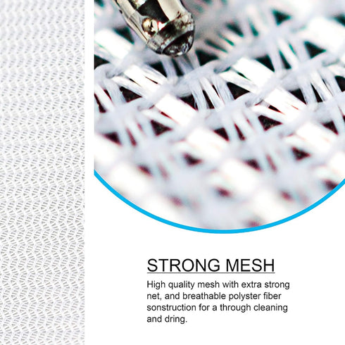 TENRAI 3 Packs Delicate Laundry Bags for Reusable Face Masks and Makeup Remover Pads, Fine Mesh Wash Bags