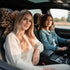 2 Macarrie Pcs Car Neck Pillow Plush Butterfly Bow Car Headrest Pillow Comfortable Seat Neck Support Cute Head Rest