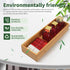 Bamboo Drawer Organizer, Kitchen Utensil Organizer, Office Supplies Desk Organizer, 12"*4"*2"