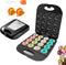 Mini Donut Maker Machine for Home, 16-Hole Electric Doughnut Maker with Non-Stick Surface, Black