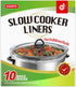 Large Slow Cooker Liners, Disposable Cooking Bags for 4QT to 8.5QT Oval & Round Pots, 10 BAGS