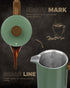 34 oz POLIVIAR French Press Coffee Maker, Coffee Press with Real Wood Handle, Double Wall Insulation & Dual-Filter