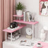 Homode Pink Bathroom Counter Organizer, 3 Tier Counter Shelf for Makeup, Dresser Table, Over Sink, Desktop
