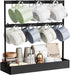 Coffee Mug Holder with Hooks, 14 Capacity 2 Tier Mug Tree Holder Rack for Countertop, Storage Base for Coffee Pods