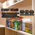 Granrosi Large Stackable Wire Baskets for Organizing, Set of 2 Snack & Chips Organizer for Pantry, Bronze Wire Baskets