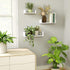 Elegant White Solid Wood Floating Shelves for Home D cor