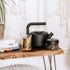 Fellow Atmos Vacuum Coffee Canister & Food Storage Container, 0.4 Liter Holds 6 oz of Coffee Beans, Airtight Clear Glass