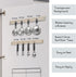 Kitchen Conversion Chart Wall Decor, Metric Measurement for Cooking, Baking, Fridge Decor, 11.4x8.3 in Sticker