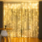 Dazzle Bright Curtain String Lights, 300 LED 9.8ft x9.8ft Warm White Fairy