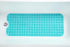 Extra-Long Non-Slip Bathtub & Shower Mat, 39”x16”, Transparent Turquoise, Safe & Machine-Washable