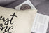 Just One More Chapter Throw Pillow Case - Cushion Cover for Book Lovers, Linen, 18 x 18 Inch