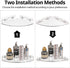 Set 2 10"x11"x2" GeekDigg Corner Shower Caddy - of No-Drill Acrylic Bathroom Organizer - Wall-Mounted Adhesive Shower