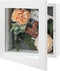 Golden State Art 8x8 Shadow Box Frame Display Case, 2-inch Depth, Great for Collages, Collections, Mementos, 6 Pins