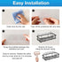 LSOSVSEU (5 Upgraded Shower Caddy Adhesive Replacement,Strong Adhesive Hooks for Shower Caddy, Waterproof Shower Shelf