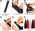 WILLBOND 29 Pcs Red and Black Decorations, Mouse Paper Decoration Fan Pom Pom for Graduation Birthday