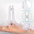 25 Pack Acrylic Easel Stand 3 Inch Clear Plastic Easels Plate Holders Mini Easels Display Stand for Photos, Sports Cards, Baseball Card, Coins, Small Items
