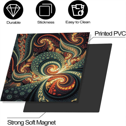 Mandala Dishwasher Magnetic Cover, Beautiful Kitchen Decoration, Self Adhesive Magnet Refrigerator Decal