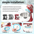 Upgrade Dough Hook Shield for Kitchen Aid 4.5qt & 5qt Tilt Head Stand Mixers, Easy Installation, Blue, MOCF-JBQLQ-2