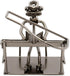 Broadway Gift Handcrafted Metal Musician Décor Figurine - Pianist, Size 7 inch