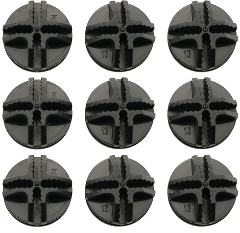 HJ Garden 10PCS Plastic Wire Cube Connectors - Wire Grid Cube Storage Shelving Unit Connectors, Closet Clasp Buckle