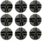 HJ Garden 10PCS Plastic Wire Cube Connectors - Wire Grid Cube Storage Shelving Unit Connectors, Closet Clasp Buckle