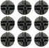HJ Garden 10PCS Plastic Wire Cube Connectors - Wire Grid Cube Storage Shelving Unit Connectors, Closet Clasp Buckle