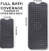 ENKOSI Large Non Slip Bath Mat, 40 x 16 Inch Bathroom Mat for Bathtub, Anti Slip Bathmat (Black)