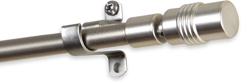 Rod Desyne CF03-28-5 Café Rod 7/16" #03, 28-48 inch, Satin Nickel
