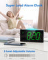 Digital Alarm Clock for Bedroom, 7 Color Night Light, USB Charger, Large Number Screen & Dimmer