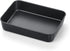 TeamFar Lasagna Pan, 9.4 x 7 x 2 Inch Stainless Steel Deep Baking Pan for Toaster Oven, Black Non-Stick