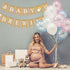 Doumeny Jute Burlap A Baby is Brewing Banner Baby Shower Decorations Banner Gender Reveal Bunting Garland Baby Bottle