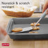 GoodCook 15” x 10.5” Nonstick Carbon Steel Baking Pan & Raised Wire Rack Set for Pizza, Bacon, and Multipurpose Cooking