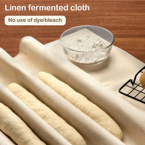 2 Pcs Bread Towel for Baking, 14x18 Inches Linen Cloth Flour Sack Towels for Bread Proofing Cover