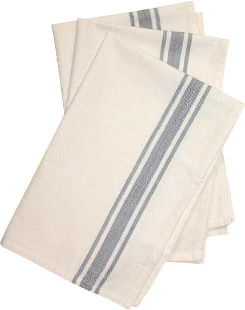 Aunt Martha's Gray Striped Dish Towels, Set of 3 ($4.10 each)