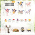 58 Set Pcs Miniature Garden Flower Angel Fairy House Animals Trees Diorama Supplies Fairy Village Mini Terrarium
