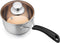 Herogo 2Qt Stainless Steel Saucepan with Lid, Rust Free & Dishwasher Safe for Gas Electric Stove Top